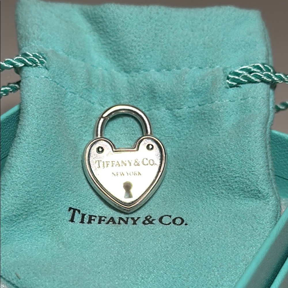 Tiffany & Co. Silver Heart Lock Pendant